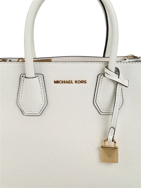 tracolla michael kors bianca|Borsa A Tracolla In Pelle Bianca Greenwich Michael Kors – .